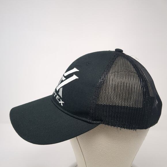 Vortex Gear Snapback Trucker Hat Black One Size Adjustable Embroidered Mesh Back - Picture 3 of 9